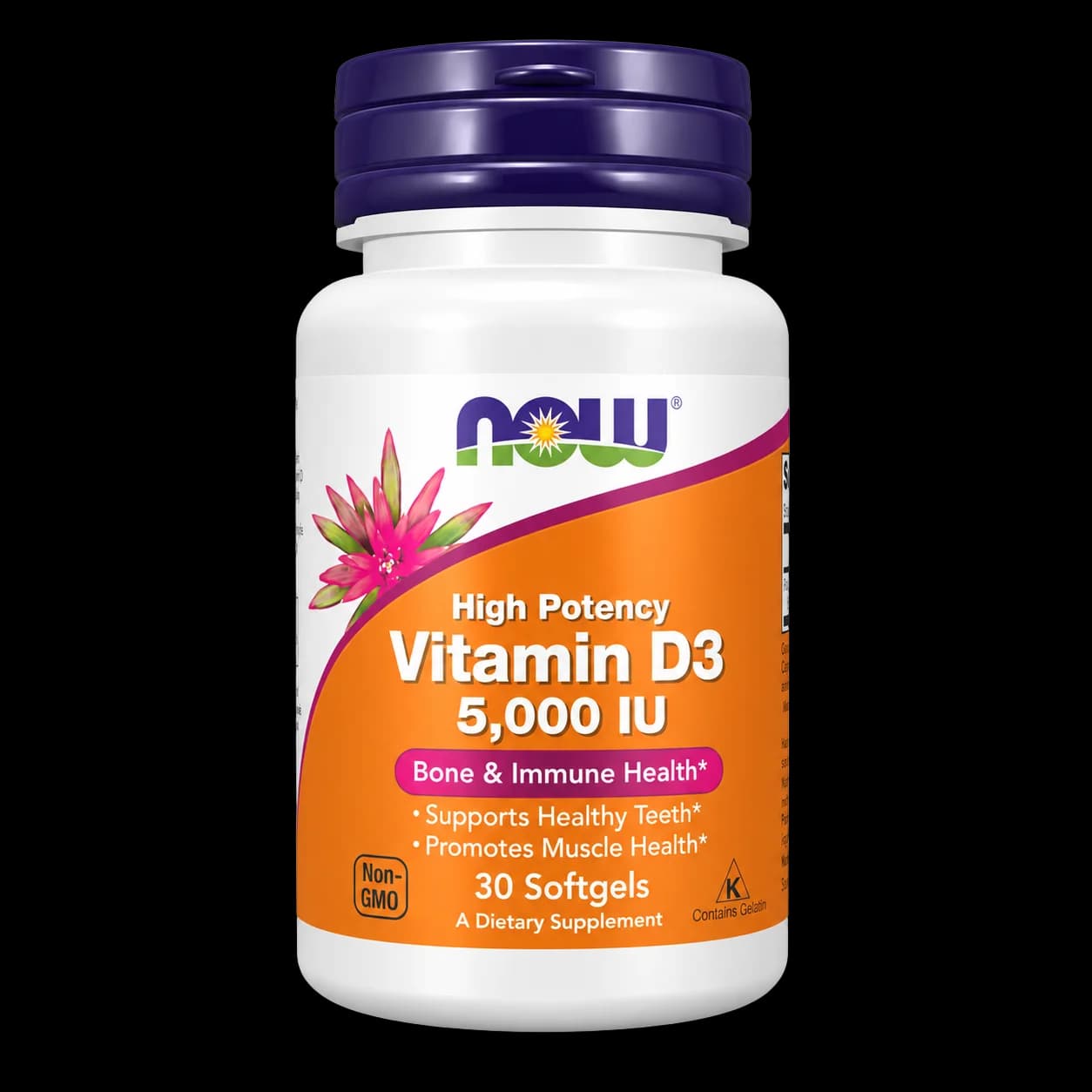 NOW Vitamin D-3 Softgels