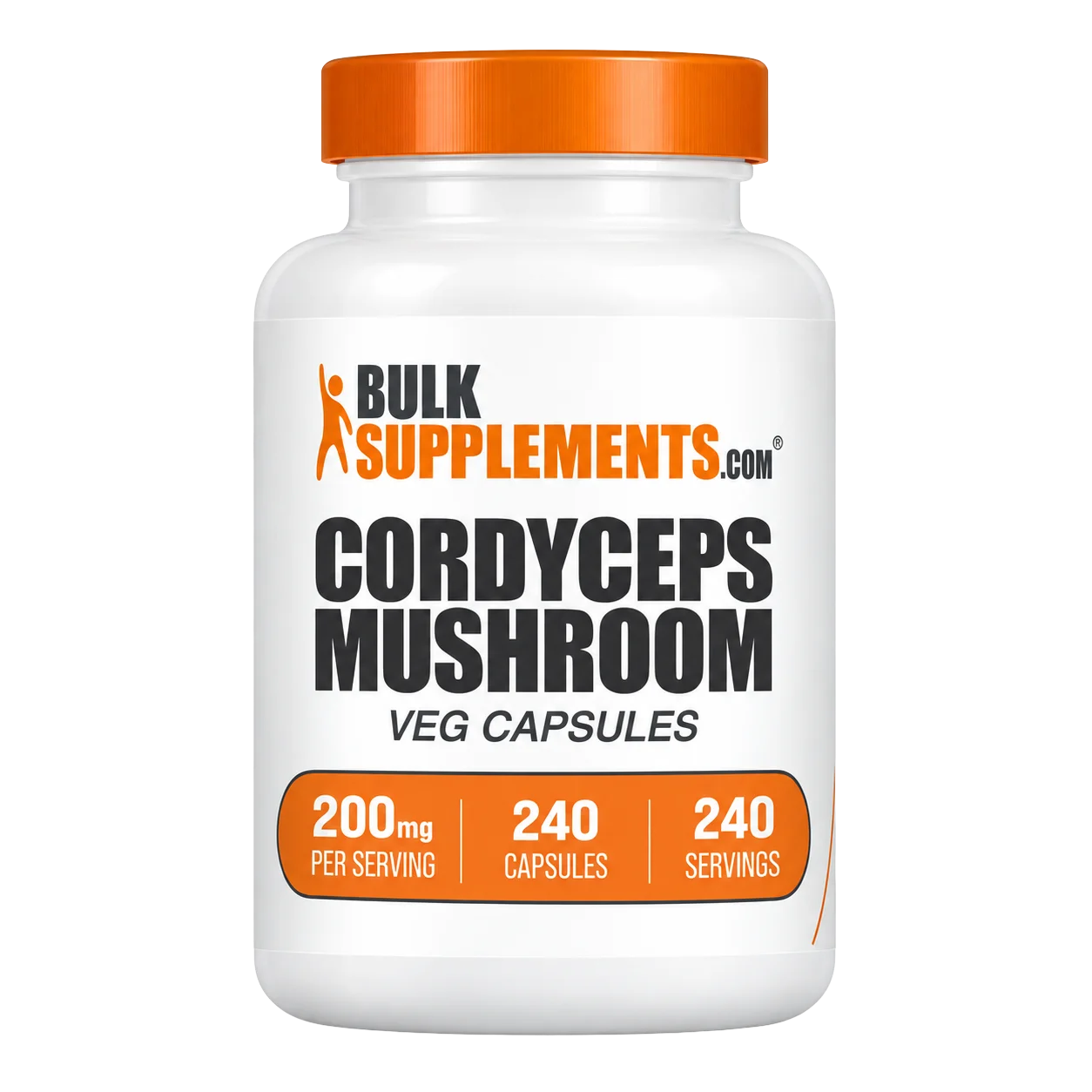 BulkSupplements Cordyceps Mushroom Extract Capsules