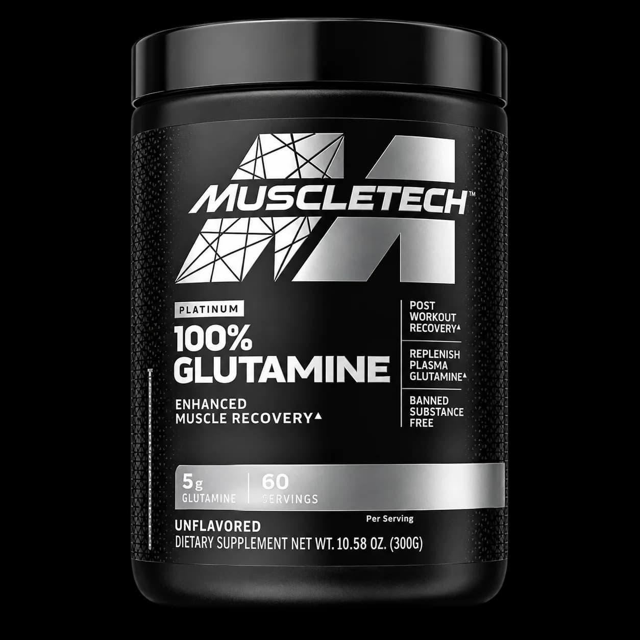 MuscleTech Platinum 100% Glutamine Powder
