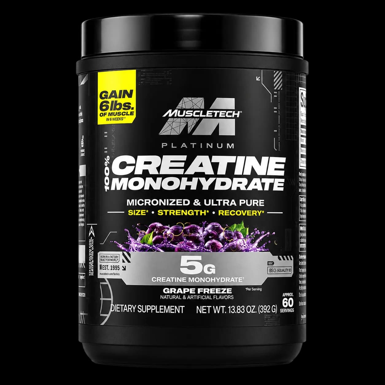 MuscleTech Platinum 100% Creatine Monohydrate Powder
