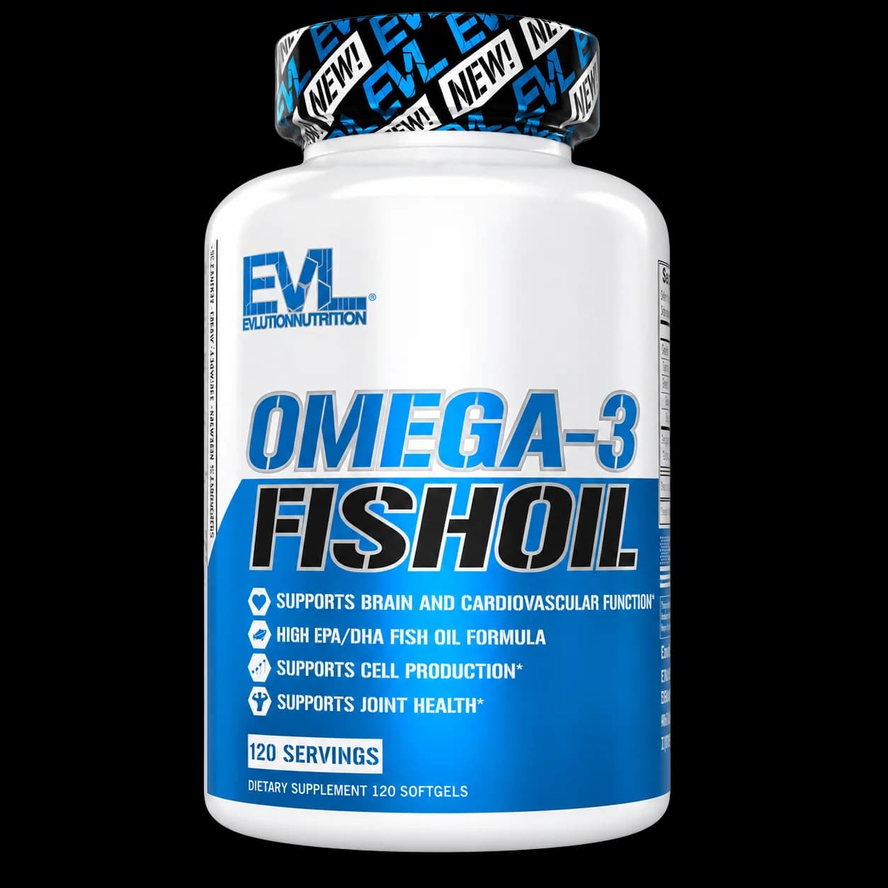 Evlution Nutrition Omega-3 Fish Oil Softgels